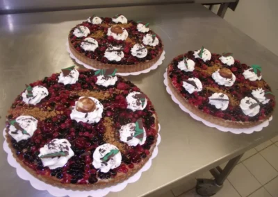 3 tartes aux fruits des bois 10 12 parts