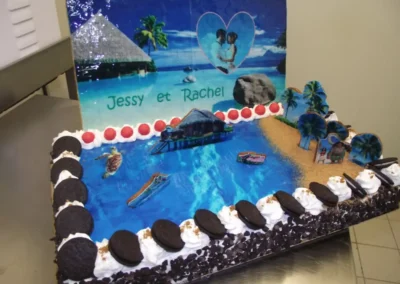 Choco chanel 20 24 parts avec thème des îles