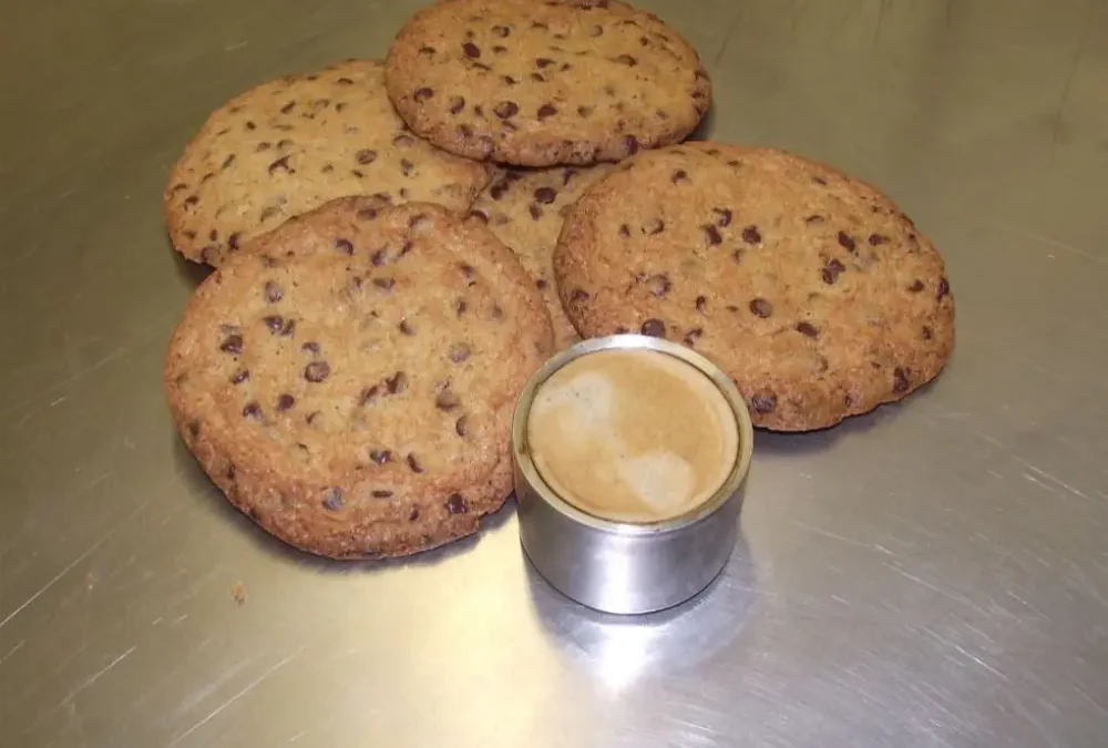Cookies aux pépites de chocolat.