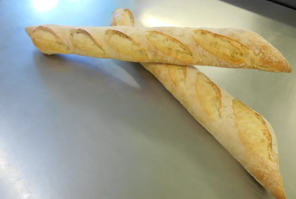 Baguette tendre en biseau