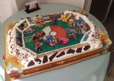 Bavarois choco passion 20 24 pers thème pokémon