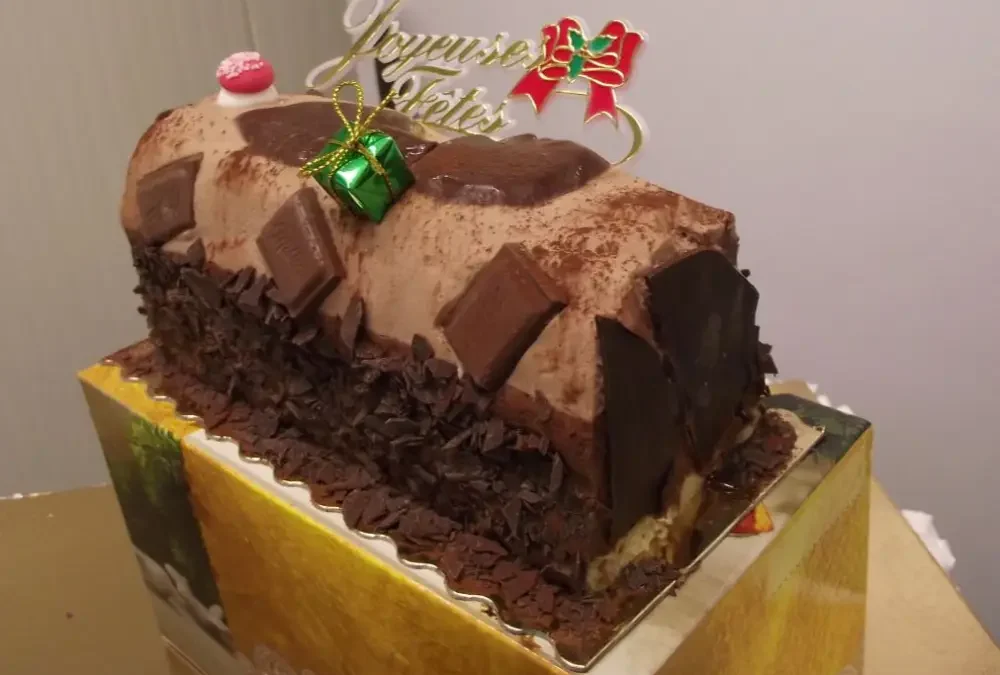 Bûche la Touchoco en 6 parts