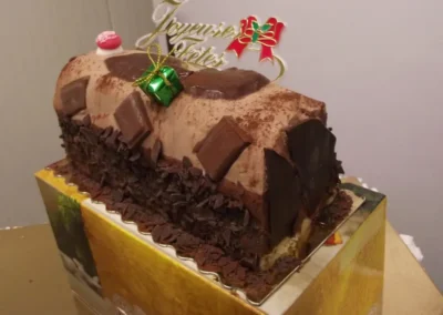 Bûche la Touchoco en 6 parts