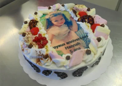 Candycake 6 8 parts avec photo famille