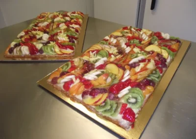 Deux tartes fruits frais 20 24 parts
