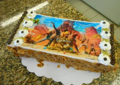 Mille feuille 6 8 parts avec photo Fornite
