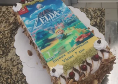 Mille feuille 6 8 parts avec photo Zelda