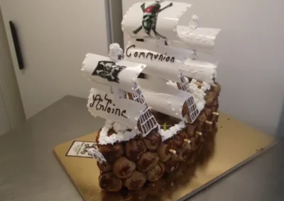 Pièce montée bateau pirate !