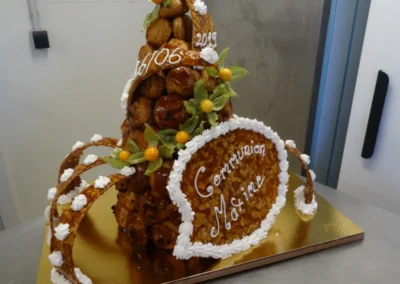 Pièce montée choux et nougatine en cône (12)