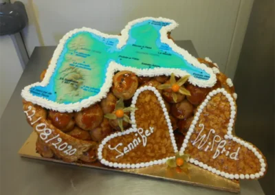 Pièce montée thème Guadeloupe