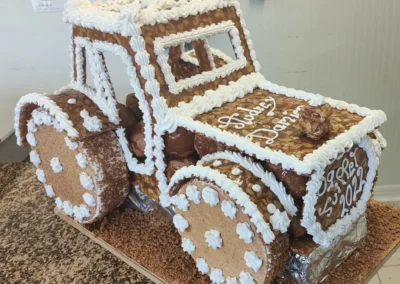 Pièce montée tracteur