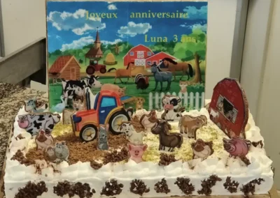 Pralidor 20 24 parts thème animaux de la ferme
