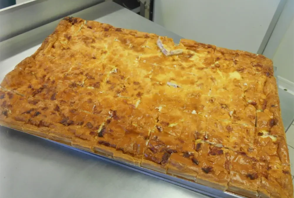 Quiche lorraine.