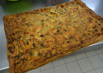 Quiche végétarienne..