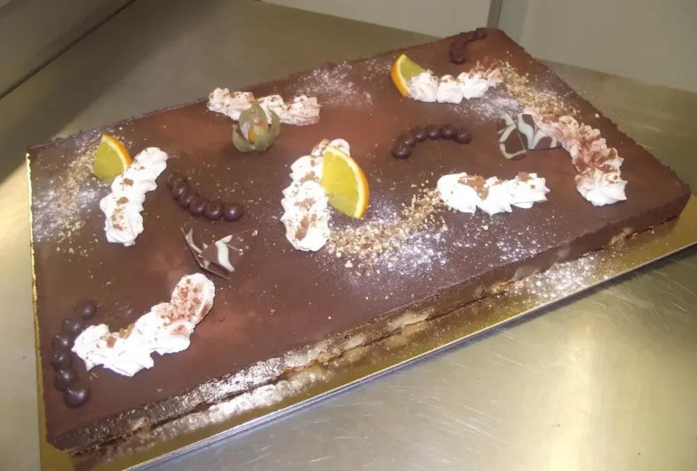 Tarte choco poire 20 24 parts