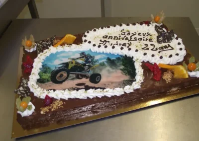 Tarte choco poire 20 24 parts avec photo de Quad