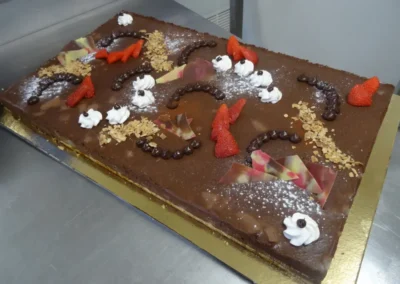 Tarte chocolat poires 20 24 parts.