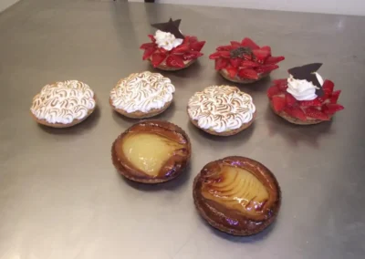 Tartelettes amandines, aux fraises et citron