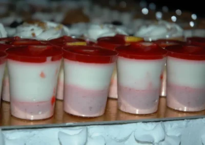 Verrine fraise citron